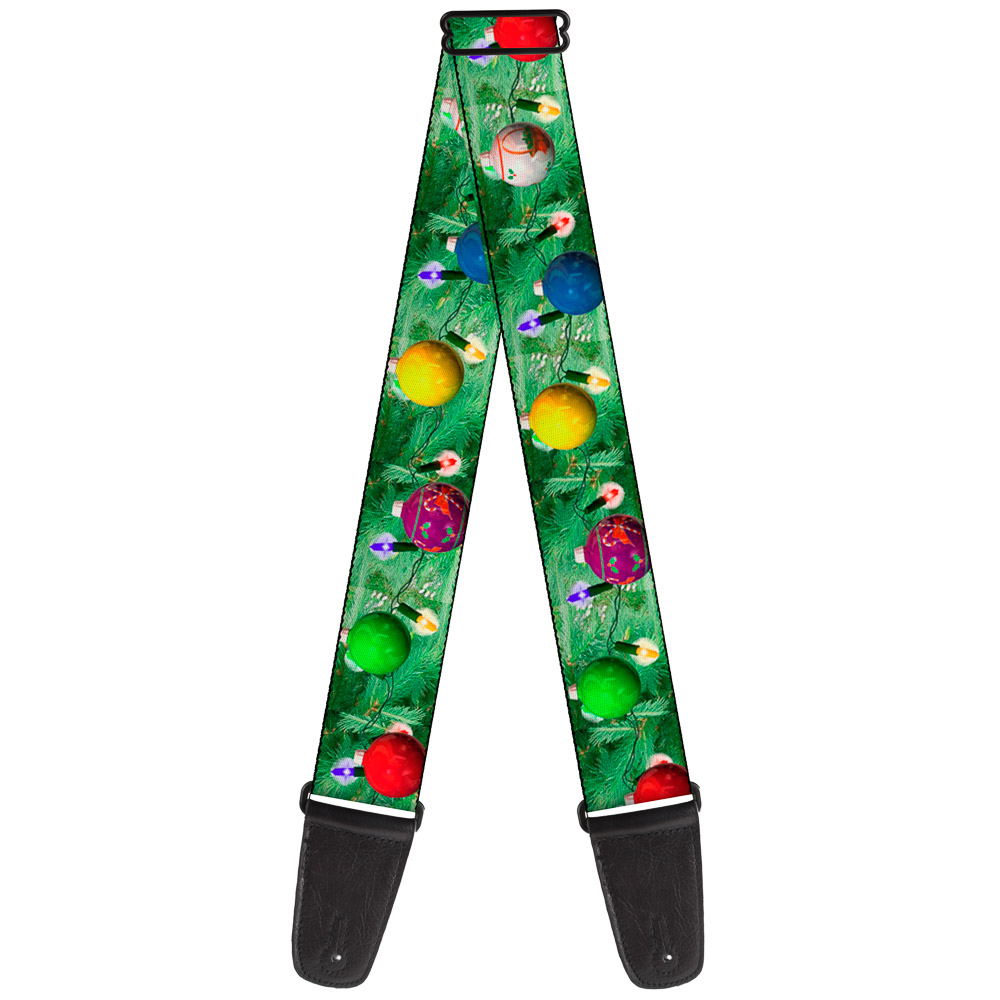Buckle-Down Guitar Strap, Decorated Tree, 2 Inches Wide