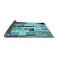 thumbnail image 2 of Ahgly Company Indoor Rectangle Patchwork Light Blue Transitional Area Rugs, 2' x 5', 2 of 4