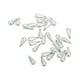 thumbnail image 3 of 30 piezas Colgante de perla Resalte Colgante de perla en forma de gota Accesorios para el cabello DIY Zapatos Bolso Accesorios para pendientes 7x18 mm Forma de pera blanca perla, 3 of 10