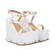 thumbnail image 1 of Sandalia De Plataforma Con Estoperoles Para Mujer Cabra Blanco Platonia EUGENIA-01-BLANCO, 1 of 8