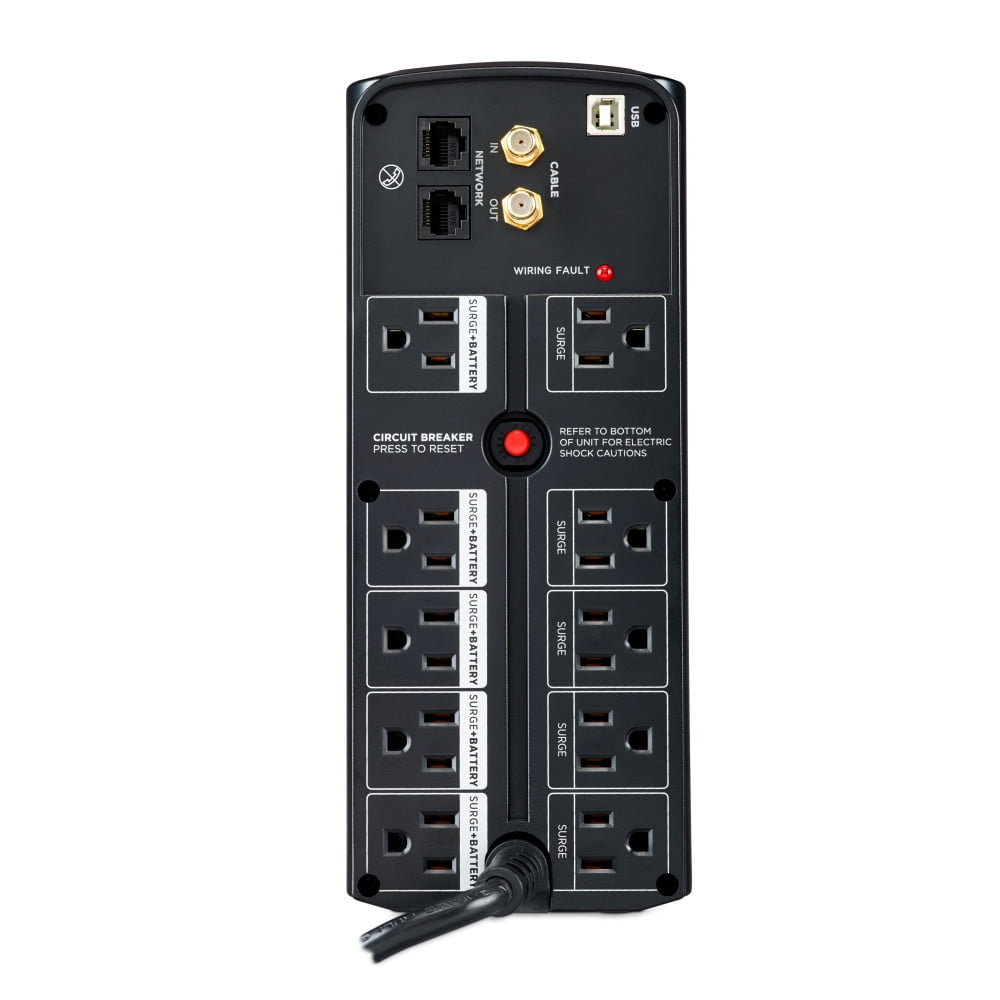 Restored CyberPower LX1500GU3-R 1500VA / 900W 10 Outlets Battery Backup UPS (Refurbished)