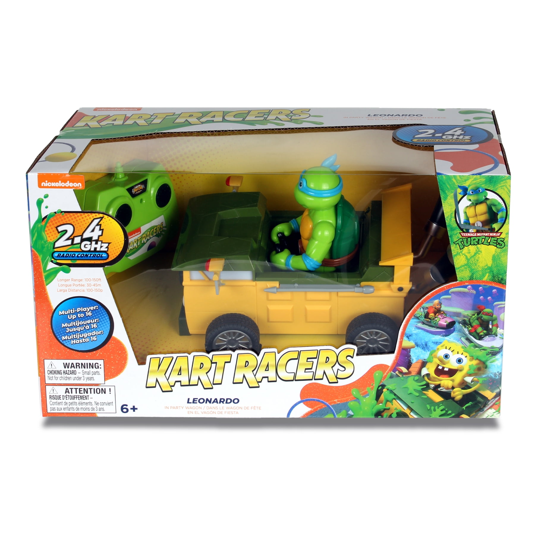 ミュータント タートルズ レオナルド Kart Racer ラジコン RC Teenage Mutant Ninja Turtles Nickelodeon Kart Racers 3