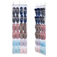 thumbnail image 4 of Progo 24 Pockets Clear Pockets Over The Door White Hanging Organizer, For Shoe, Pantry Organize and Kitchen, Bathroom Storage, 63" x 19.5", 4 of 6