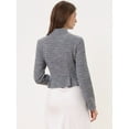 thumbnail image 3 of Unique Bargains Women's Palid Eligant Shrug Long Sleeve Bolero Cardigan S Dark Grey, 3 of 6