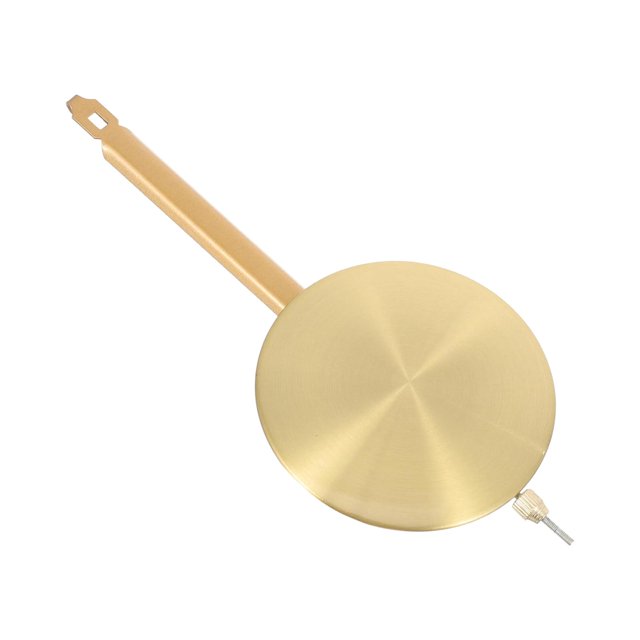 tredstone Clock Metal Pendulum Hanging Decor Wall Long Desk Clock 20cm Movement Rod Clocks Clock DIY Brown Gold Length 20cm