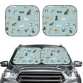 thumbnail image 2 of Vsdgher Dog Pets Print Car Windshield Sun Shade, Reflective Sunshade Window Sunshade Sun Visor Protector Fit for Cars,Trucks,SUVs-Large, 2 of 6
