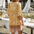 thumbnail image 3 of Vestido Floral ANGGREK Mini Vestido Informal Cuello En V Transpirable Elegante Para Fiesta, 3 of 6