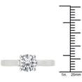 thumbnail image 4 of 1 Carat T.W. Diamond Solitaire 14kt White Gold Engagement Ring, 4 of 5