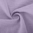 thumbnail image 5 of Summer Fashion Shirts for Womens Plus Size V-neck Cotton and Linen Short Sleeved Solid Color T-shirt Linen Style Large Short Sleeved Short Sleeved Top/shirt, 5 of 5