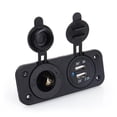 thumbnail image 2 of LAFGUR Car Charger, Plug And Charge Power Adapter Outlet Accessories, 12V Charger Power Adapter Outlet, For Automotive Motorcycle, 2 of 7