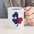 thumbnail image 4 of CafePress - Texas Clover Flag Mug - 11 oz Ceramic Mug - Novelty Coffee Tea Cup, 4 of 4