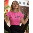thumbnail image 2 of Free To Fly Butterfly T-Shirt Women -Image by Shutterstock, Female Small, 2 of 4