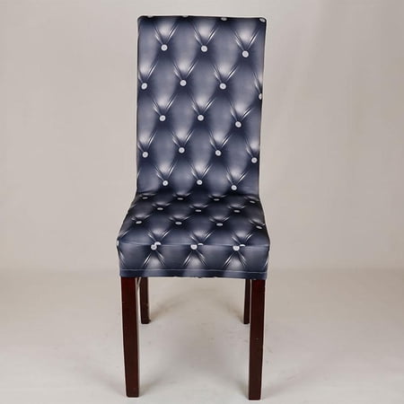 Removable Elastic Stretch Slipcover Resturant Hotel Decorative Short Dining Room Seat Cover