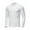 White, variant on GigrtiJin Mens Thermal Underwear Tops Long Sleeves Round Neck Compression Shirts Casual Soft Sports Undershirt