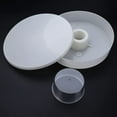 thumbnail image 2 of Round Rapid Feeders Hive Top Rapid Bee Feeder White Honey Bees Feeders Beekeeping Feeding Equipment, 2 of 5