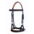 thumbnail image 2 of Horse Western Leather Training Tack Bitless Sidepull Bridle w/ Reins 7711TN-F, 2 of 2