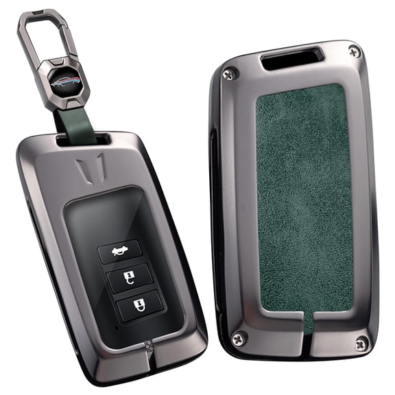 Premium Heavy Duty Zinc Alloy Protective Case Cover for Lexus Key Fob - Universal Fit for IS ES GS NX RX GX LX LC LS RC UX US UX200 UX250h Models - Anti-Scratch Metal Keychain Holder Protector
