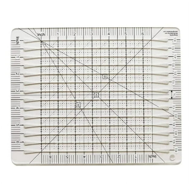 Sewing Ruler Fabric Cutting Ruler Quilting Supplies Tools Sewing Supplies Fabric Cutter Patchwork Template DIY 6 Inch