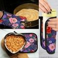 thumbnail image 5 of Yayeee Oven Mitts and Pot Holder Set of 4 Heat Resistant Kitchen Gloves Baking Hot Pad, Beautiful Floral Pattern, 5 of 5