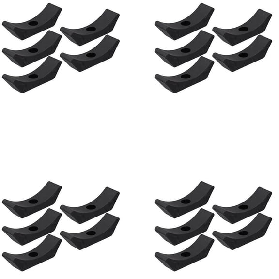 20 Pcs Dumbbell Racks Dumbbell Holders Dumbbell Brackets Dumbbell Storage Weight Stands,20 x Dumbbell Racks,black