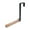 Black, variant on Fiocias Foldable over The Door Hook Door Coat Rack, Portable Sturdy with Anti Slip Strip Black