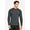 Charcoal Grey, variant on SLM Men’s 100% Cotton Thermal Top Waffle Knit Henley Undershirt
