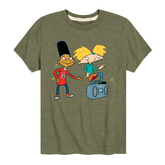 Hey Arnold! - HA Air Guitar - Toddler And Youth Short Sleeve Graphic T-Shirt