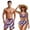 250 Years USA, variant on Camouflage Couple Matching Beach Set Men Board Shorts Women Drawstrings Bikini High Waisted Bathing Suit Matching Swimwear Hawaiian Style Vacation Outfit for Beach