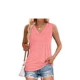thumbnail image 2 of Wiholl Tank Tops for Women Summer V Neck T Shirts Trendy Sleeveless Basic Tee Loose Fit 2026 Fashion, 2 of 8
