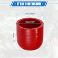 thumbnail image 6 of Unique Bargains Reinforced Silicone Coolant Cap Kit 40mm 1.57" ID Turbo Bypass Valve Cap Universal for Car Red, 6 of 6