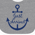thumbnail image 4 of Inktastic Just Arrived Nautical Anchor Boys or Girls Baby Bib, 4 of 4