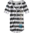 thumbnail image 1 of Aeropostale Athletic Dept Henley Shirt - Camiseta para mujer, color blanco, extragrande, 1 of 1