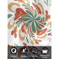 thumbnail image 7 of White Boho Cloth Napkins Set of 4 Reusable Dinner Napkins, Retro Ethnic Colorful Flower Aesthetic Art Cocktail Napkin Washable Table Napkins for Wedding/Holiday Party/Baby Shower 20"x20", 7 of 7