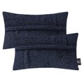 thumbnail image 6 of Phantoscope Soft Fluffy Sherpa series Throw Pillow Cover Faux Fur Decorative Cushion, Navy, 12 x 20 Inches, 2 Pack, 6 of 6