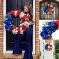 thumbnail image 6 of Loespoir Independence Day Star Garland, Door Hanging Independence Day Decorations, Home Holiday Props Patriotic, for Porch, Mantel, Red White Blue, 6 of 9
