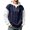 AB371 Navy, variant on Bainana Half Zip Hoodies For Men Long Sleeve Casual Hoody Color Block Hooded Tops Streetwear Fall Outfit Size L