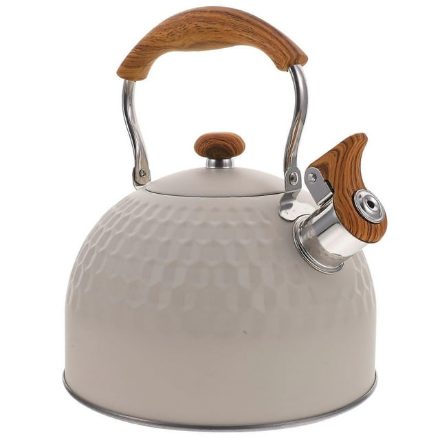 Kettle Metal Pot Sounding Kettle Hot Water Pot for Kitchen Use 2.5L Stainless Steel Heating 1Pcs