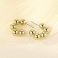 thumbnail image 3 of Boucles d'Oreilles Creuses Tube Rond en Acier Inoxydable Minimaliste C-Forme Creux Boucles d'Oreilles Tube pour les Femmes Léger Urbain Glamour Bijoux Style Minimaliste, 3 of 8