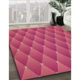 thumbnail image 2 of Ahgly Company Indoor Rectangle Patterned Dark Pink Novelty Area Rugs, Swatch Sample, 2 of 6
