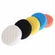 thumbnail image 1 of Almohadillas de pulido para disipación de calor, materiales de alta calidad para una mayor durabilidad, fácil de usar con pulidoras eléctricas, 5 piezas, 125 mm/5 pulgadas, espuma, diseño hexagonal,, 1 of 5