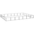 thumbnail image 1 of vidaXL Dog Kennel Black 35 m² Steel, 1 of 4