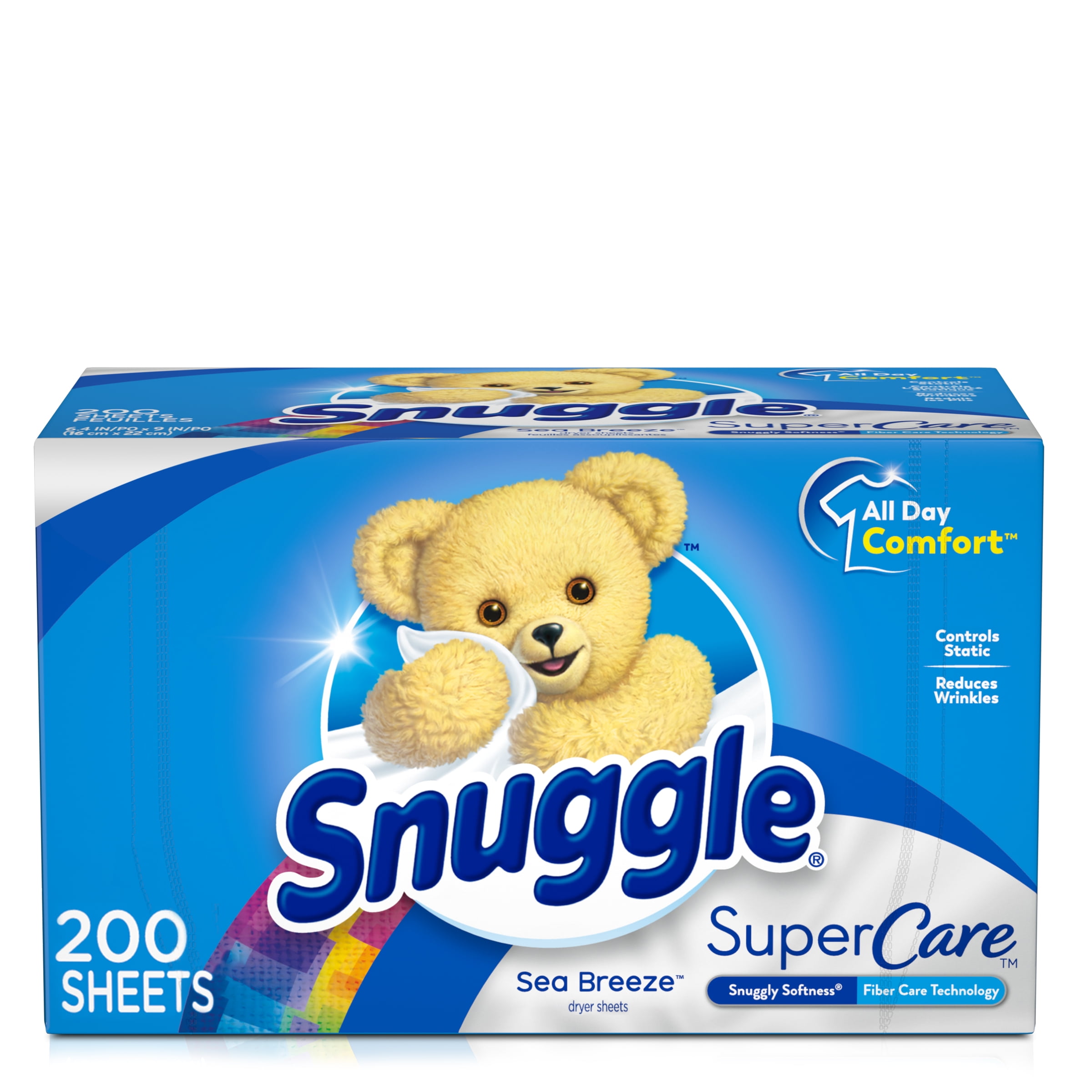 SNUGGLE Fabric Softener Dryer Sheets Blue Sparkle 80 Count 
