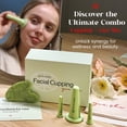 thumbnail image 2 of Set de ventosas faciales y herramienta facial Gua Sha Rena Chris Green, 2 of 7