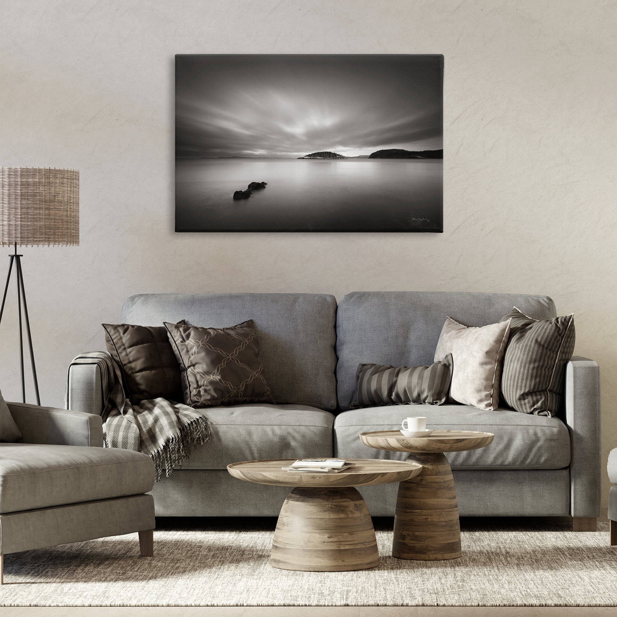 Stupell Industries Deception Pass Scene Landscape & Nature Photography Wrapped Canvas Art Print Wall Art, 36 x 24