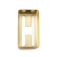 thumbnail image 2 of EeaseCA 2pcs Metal H Hole Pickup Humbucker Cover for LP Guitar Musical Instrument Accessory GB312B (Golden), 2 of 7