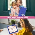 thumbnail image 2 of Kids Case for Apple iPad Air 13 Inch 2024/ Pro 13 Inch 2024/ iPad Pro 12.9 2022/2021/2020/2018, Lightweight Kids Friendly Kickstand Handle Cute Ladder Design Bumper Back Cover for Girls Boys,Purple, 2 of 6