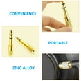 thumbnail image 2 of Kelingqi 4pcs 6.5mm Male to 3.5mm Female Audio Adapter Audio Jack Adapter for Speaker Headphone Guitar, 2 of 6