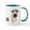White/Blue Inside, variant on CafePress - Jack Russell Terrier Mugs - 11 oz Ceramic Mug - Novelty Coffee Tea Cup