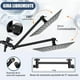 thumbnail image 4 of Regaderas para Baño,Combo de Lluvia de Alta Presión de 10'' y 9'' Shower Head,180° Ajustable,Regadera Ahorradora con 3 Modos de Rociado,con Brazo de Extensión de 11'' y Ganchos,para Baño,Hotel(Negro), 4 of 9