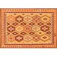 thumbnail image 1 of Ahgly Company Indoor Rectangle Southwestern Orange Country Area Rugs, 5' x 7', 1 of 1